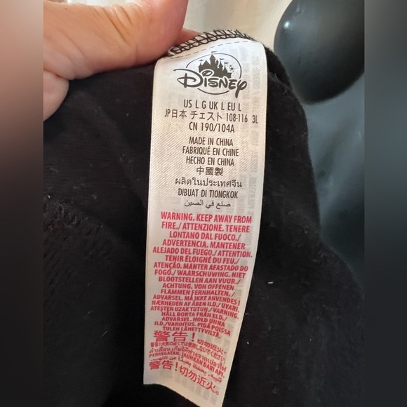 Official Disney Apparel Classic Mickey Womens Sz L Zip Up Hoodie With Pockets - Picture 5 of 6